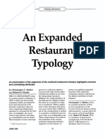 An Expanded Restaurant Typology