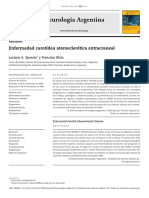 Enfermedad Carotídea Aterosclerótica Extracraneal