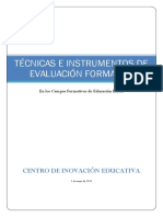 Leccion 2.1 Tecnicas e Instrumentos de Evaluacion Formativa