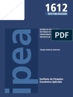 AMITRANO, Cládio Roberto (2011) Regime de Crescimento, Restrição Externa e Financeirização - Proposta de Conciliação TD IPEA1612