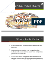 Kebijakan Publik Public Choice Theory