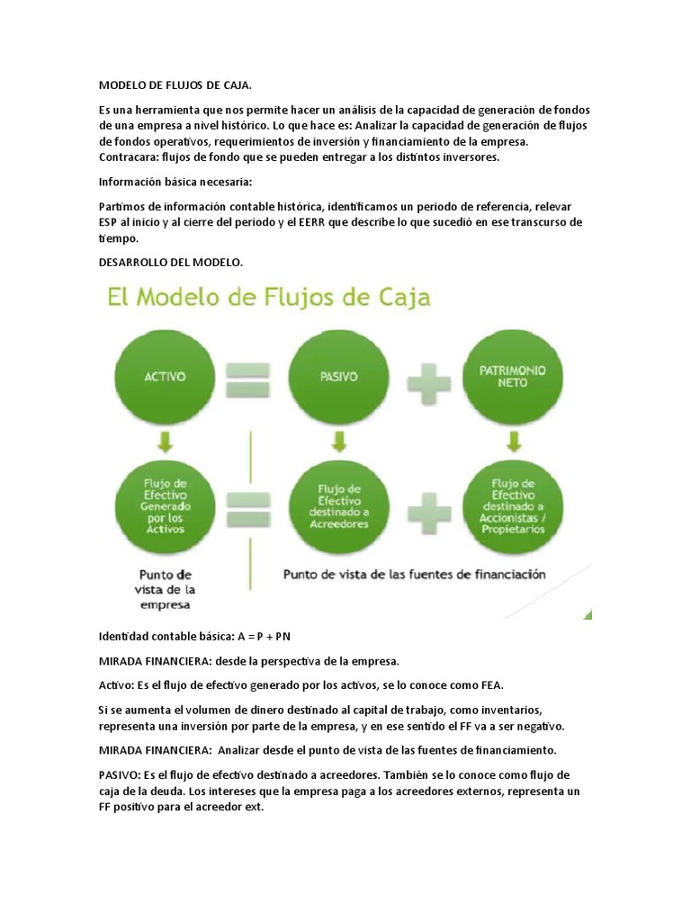 Modelo de Flujos de Caja Empresarial | PDF | Finanzas y dinero