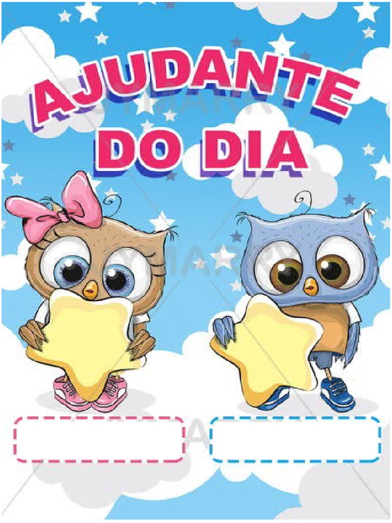 Cartaz Ajudante Do Dia | PDF