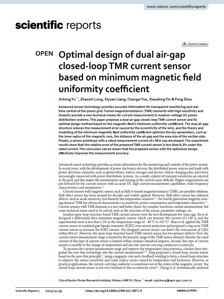 Optimal design of dual air‑gap PDF
