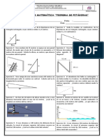 Evaluación N°5 Teorema Pitágoras