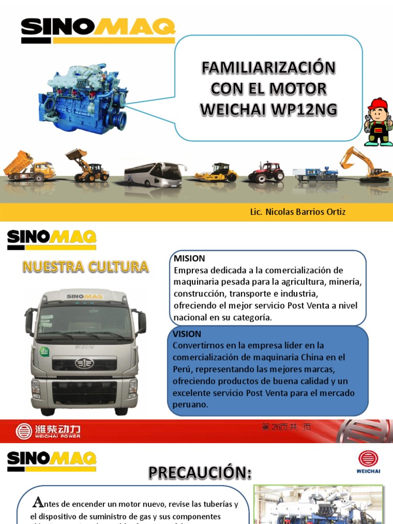 Maquinaria Pesada y Motores WP12NG en Perú | PDF | Turbocompresor ...
