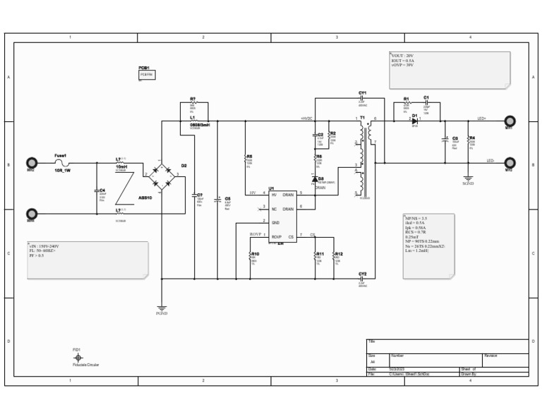 Circuit Diagrams and Components List | PDF