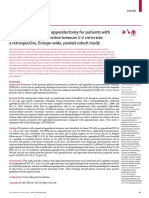 Hemicolectomy Versus Appendectomy For Patients With Appendiceal Neuroendocrine Tumours 1-2 CM in Size, A Retrospective, Europe-Wide, Pooled Cohort Study.2023.