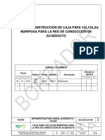 NC As IL01 09 Caja para Valvula Mariposa en Conduccion