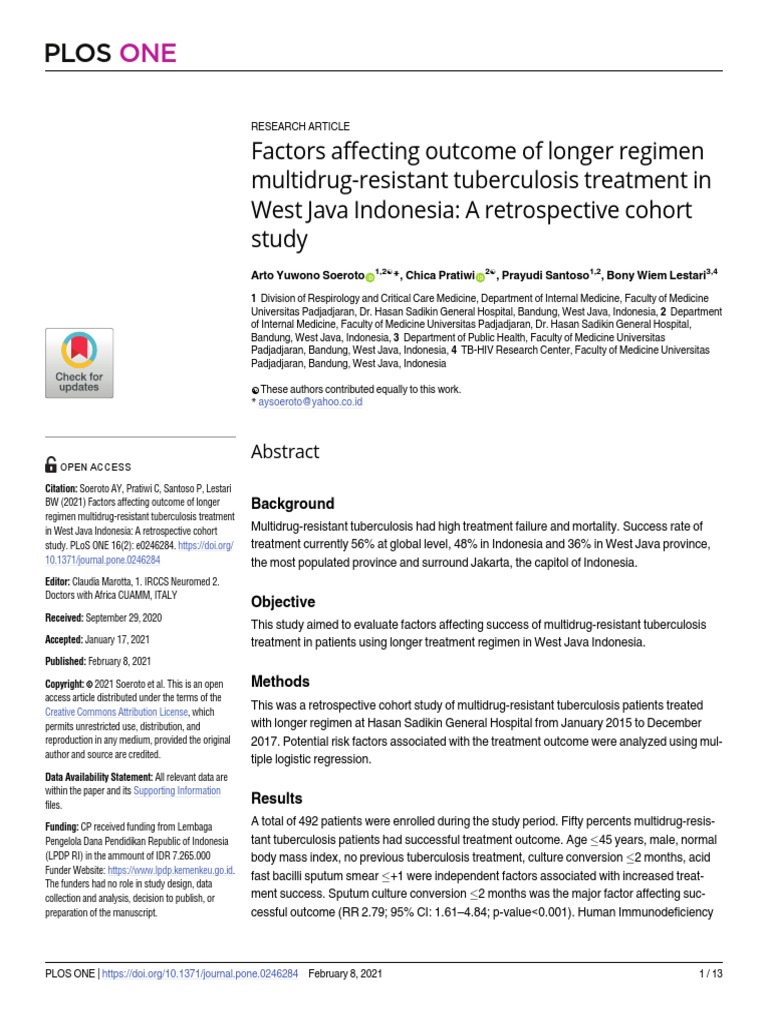 2021 Factors Affecting of Longer Regimen MultidrugResistant