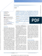 Delayed Repair of Myelomeningoceles: Objective