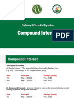 Differential Equation - Compound Interest