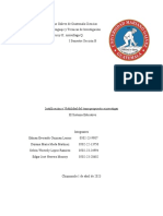 Justificación y Viabilidad Del Tema Propuesto A Investigar