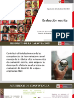 PPT-capacitacion-evaluacion-escrita-LO-2023 Quechua Sureño