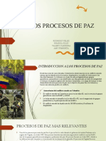 Los Procesos de Paz