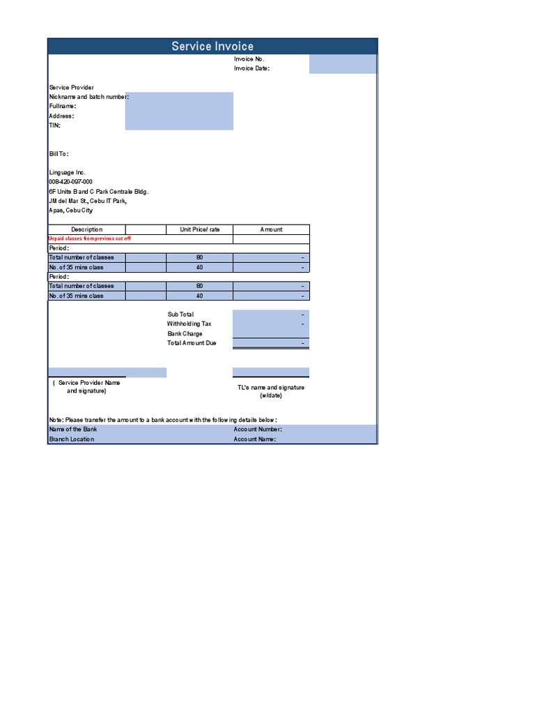 Sample Invoice | PDF