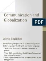 Communication and Globalization [Autosaved]