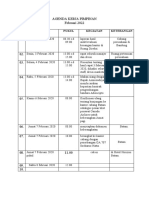 AGENDA KERJA PIMPINAN Farah Mirna