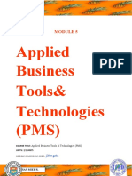 MODULE 5 Applied Business Tools and Technologies