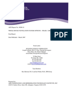 WHOLE HOUSE VENTILATION SYSTEM OPTIONS – PHASE 1 SIMULATION STUDY