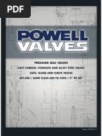 Powell Pressure Seal Valve