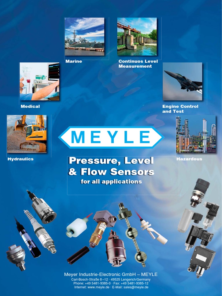 Meyle Overview Flow Level Pressure Sensors Download Free PDF