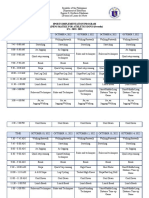 Athletics Traing Matrix