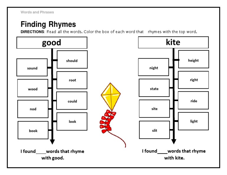 Good Kite Finding Rhymes PDF