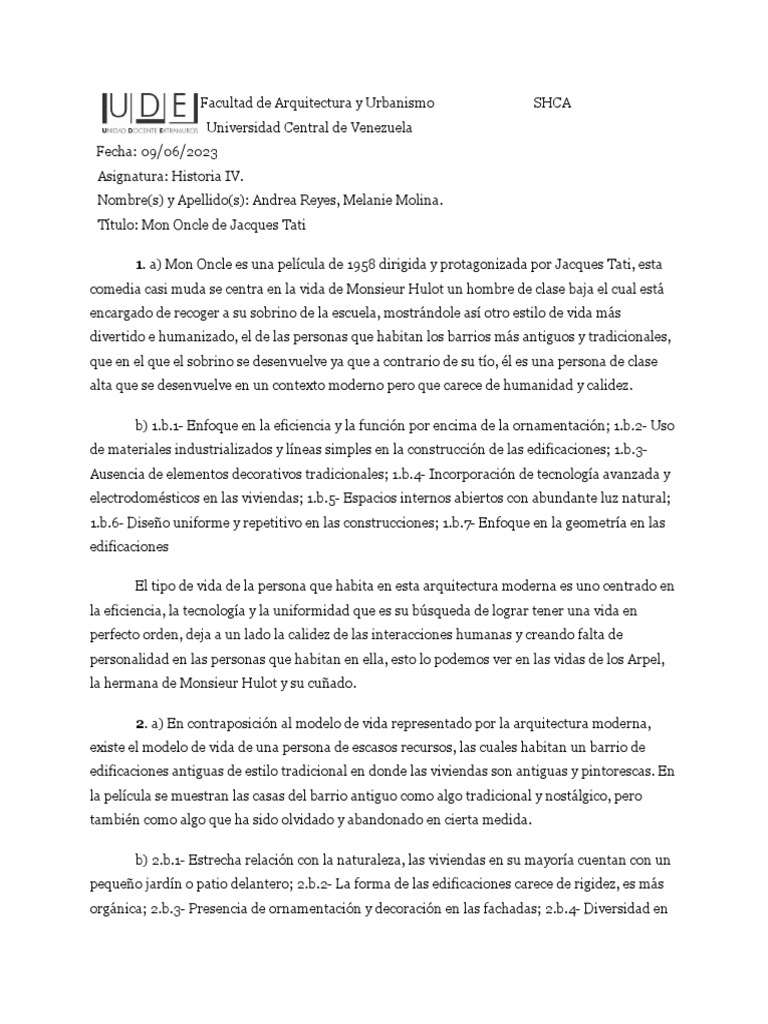 Mi Tio | PDF | Positivismo | Razón