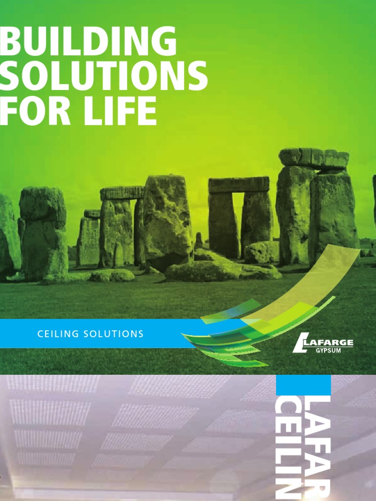 Lafarge Ceilings Solutions Brochure PDF Drywall Ceiling