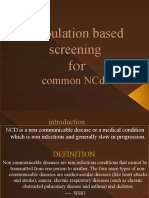 Population Based Screening
