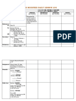 Modified Daily Lesson Plan. G1G5