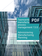 Administering Manufacturing Planning
