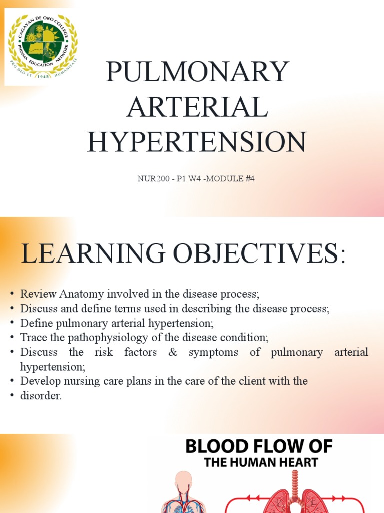 Understanding Pulmonary Arterial Hypertension | PDF | Self-Improvement ...