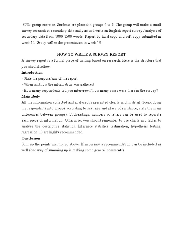 how-to-write-a-survey-report-pdf
