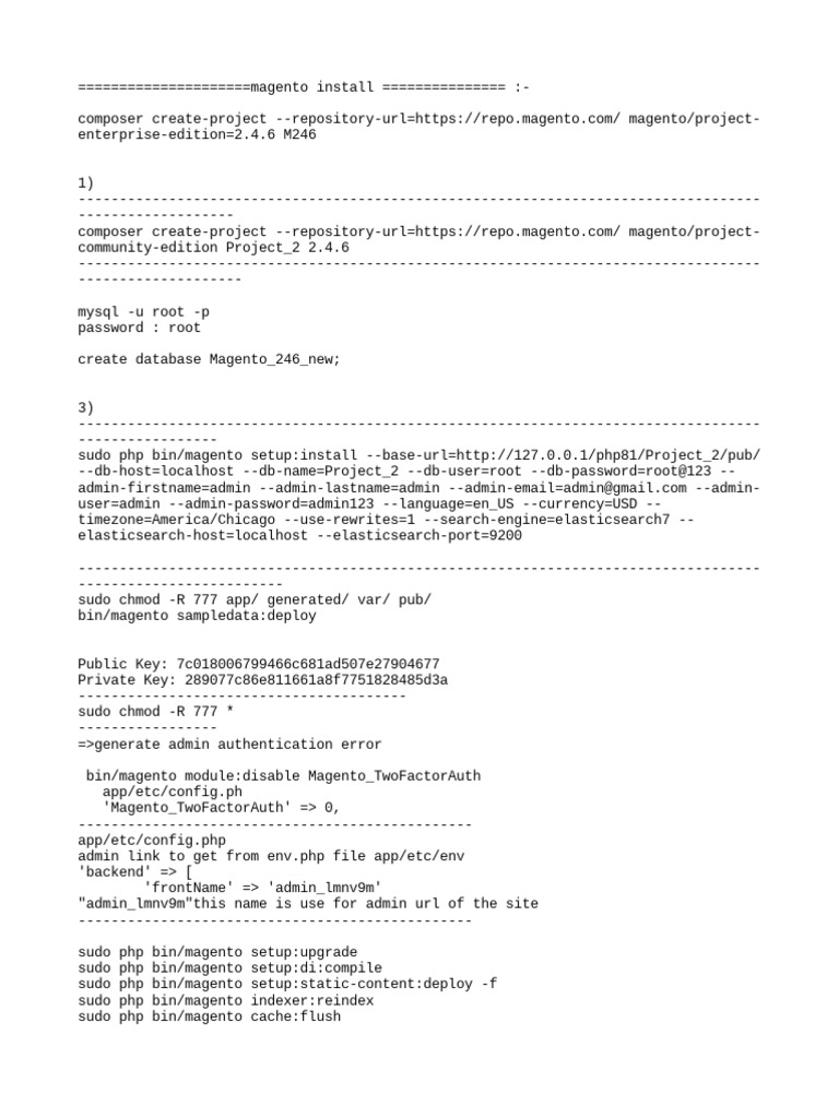 Magento Simple CMD PDF Php Magento
