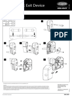 FE0010SIL Cylinder Dogging Kit Instructions