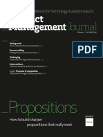 Product Focus PMJ02 Propositions