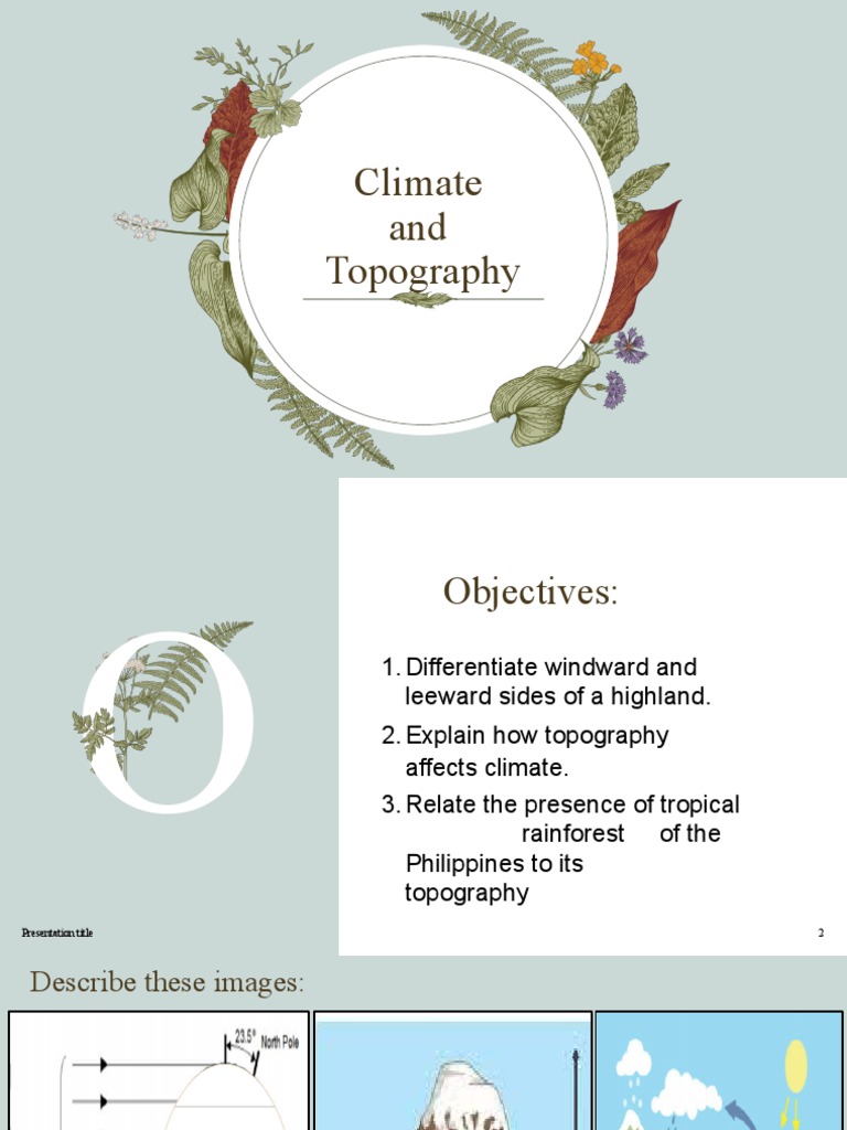 Climate and Topography | PDF