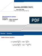 2020 Electrochemistry - Lecture Note 4-1 Mass Transport