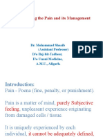 Understanding The Pain and Its Management: Dr. Mohammad Shoaib D/o Ilaj-bit-Tadbeer, F/o Unani Medicine, A.M.U., Aligarh