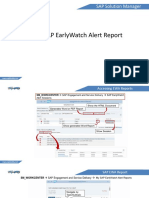 11.3 Using SAP EarlyWatch Alert Report