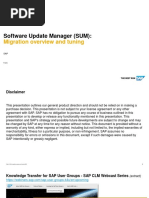 2-SUM Migration Overview and Tuning