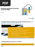 6-Downtime Optimized Conversion To SAP S4HANA