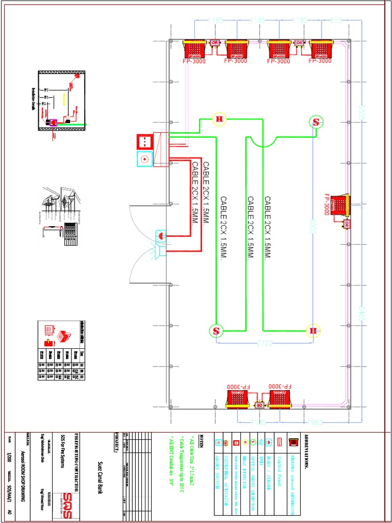 Fuel Tank Room DWG PDF