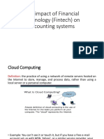 The impact of Financial Technology (Fintech)