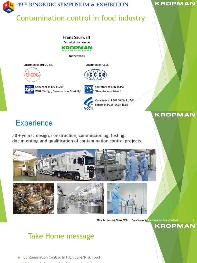 Food Industry Contamination Control Guide | PDF | Hazard Analysis And ...