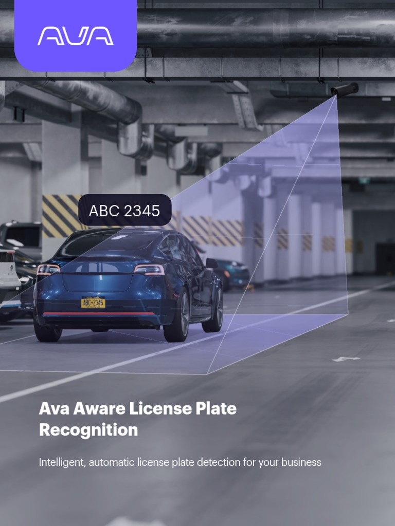 Ava Aware License Plate Recgnition solution brief PDF