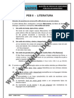 Peb Ii - Literatura - Simulado 2012