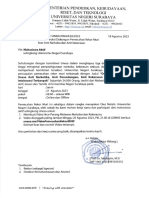 Surat Instruksi Dukungan Pemecahan Rekor Muri - Mahasiswa Aktif